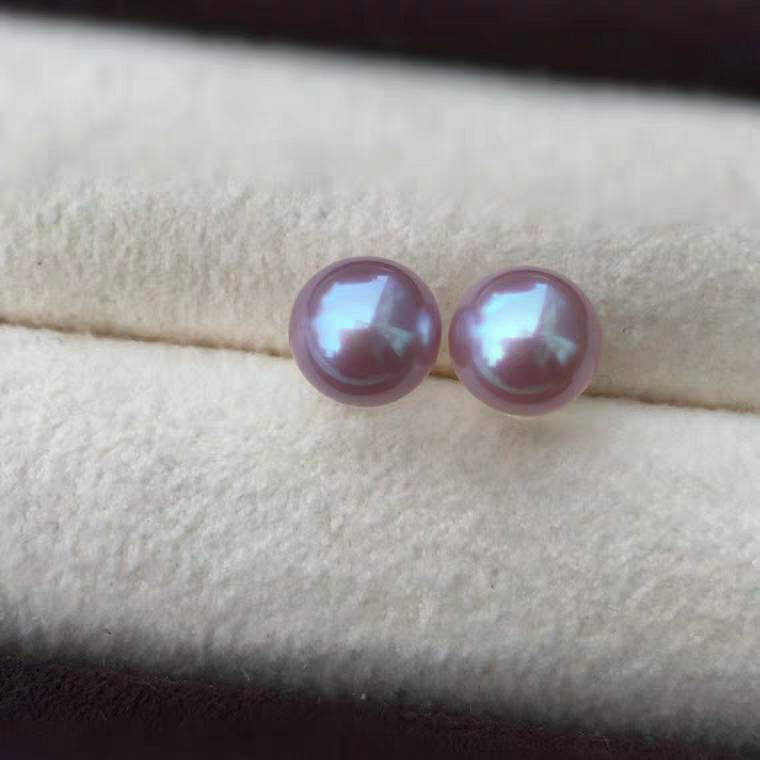 Huge pearls 11-12mm 18K gold solid pearl earrings studs, Au750 stamped gold, 75% of gold earrings, natural fresh water Edison white pearls