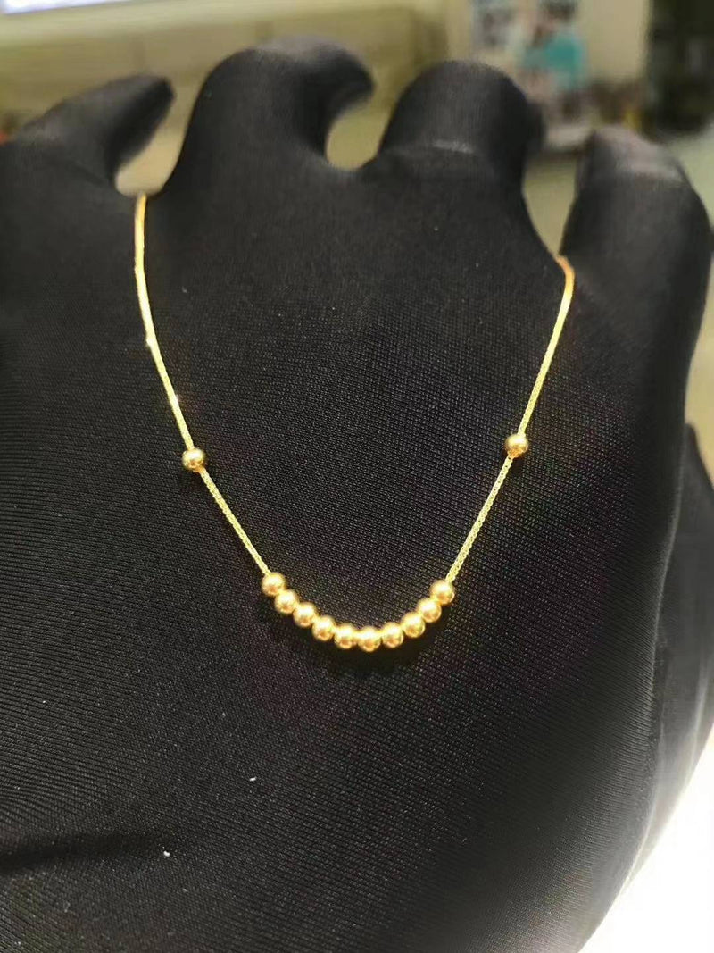 Candy Bead 18K Gold Necklaces – ArcadiaPTown